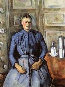 Paul Cezanne La Femme a la cafetiere Sweden oil painting artist
